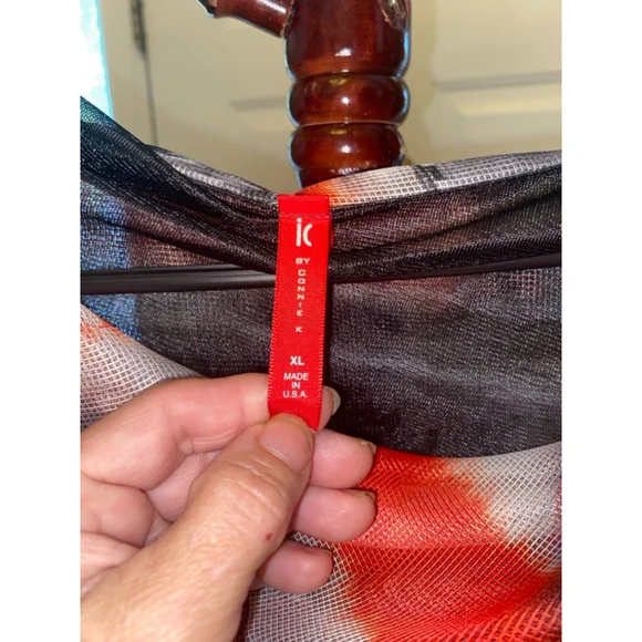 Women's IC by Connie K Top XL Multicolor - Picture 2 of 8